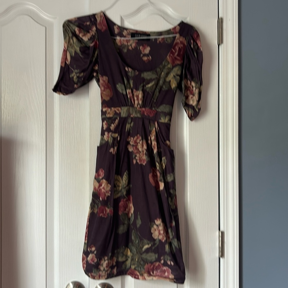 Zara knee length floral dress